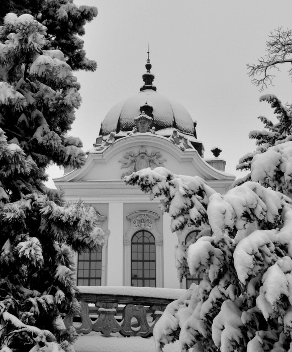 A gödöllői Grassalkovich kastély télen